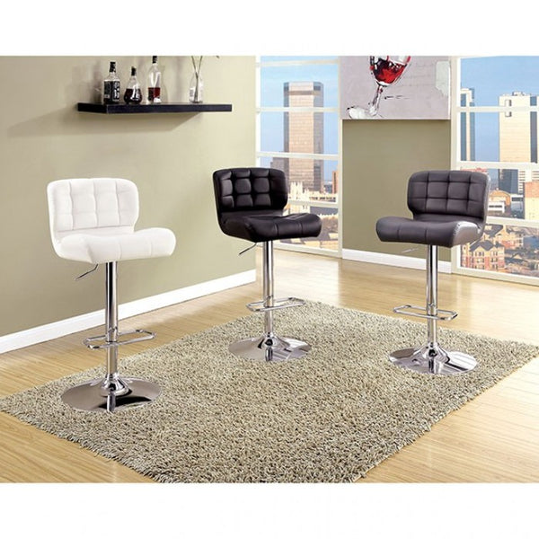 Furniture of America Kori White Contemporary Bar Chair Model CM-BR6152WH