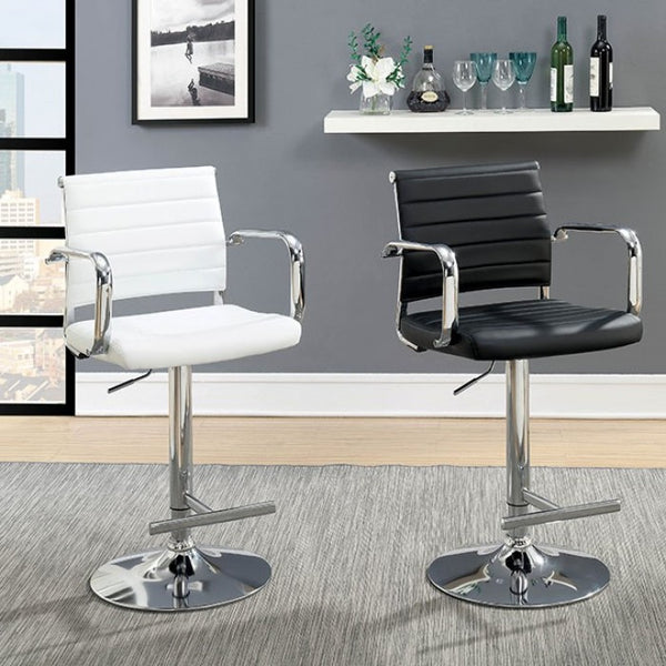 Furniture of America Sedona White Contemporary Bar Stool Model CM-BR6463WH