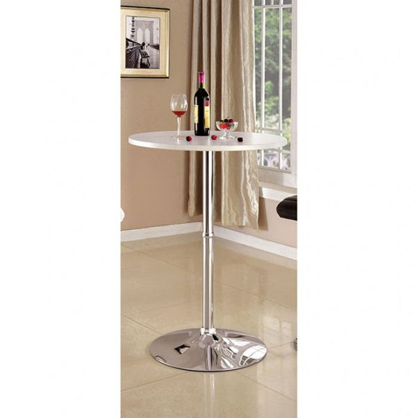 Furniture of America Nessa White Contemporary Bar Table Model CM-BT6150WH