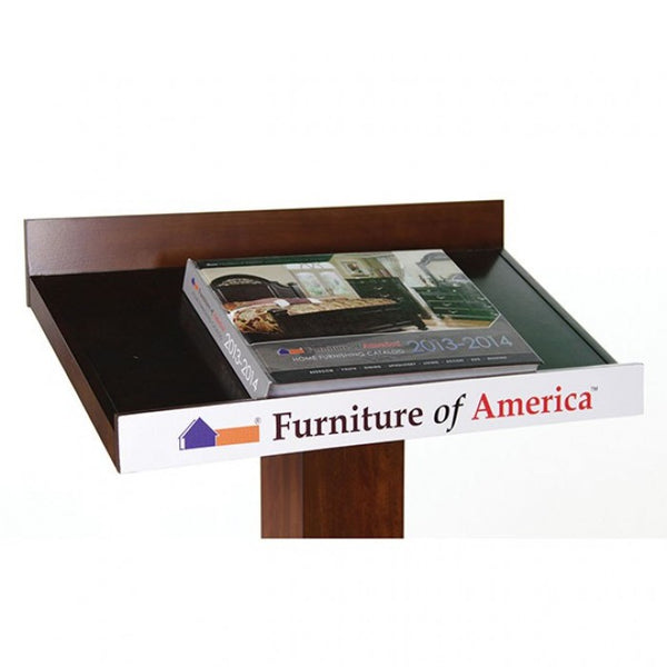 Furniture of America Catalia Dark Oak/Espresso Transitional Book Stand Model CM-CAT045