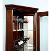 Furniture of America Ortley Walnut Traditional Curio Model CM-CR133