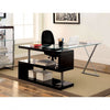Furniture of America Bronwen Black Contemporary Desk Model CM-DK6131BK