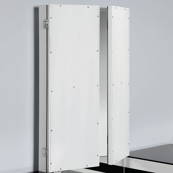 Furniture of America Madonna White/Black Contemporary Vanity Set Model CM-DK824WH-PK