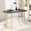 Furniture of America Delphine Gold/Black Contemporary Desk Model CM-DK919BK