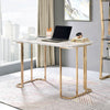 Furniture of America Delphine Gold/White Contemporary Desk Model CM-DK919WH