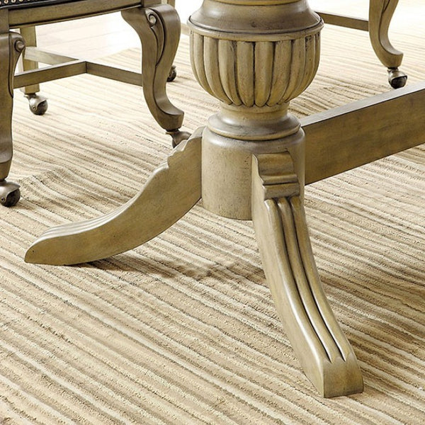 Furniture of America Melina Gray Transitional Game Table Model CM-GM367GY-T-TABLE