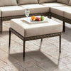 Furniture of America Aleisha Gray/Beige Contemporary Patio Ottoman Model CM-OS2599-OT