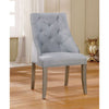 Furniture of America Diocles Silver/Gray Transitional Side Chair (2/Box) Model CM3020SC-2PK