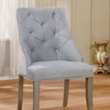 Furniture of America Diocles Silver/Gray Transitional Side Chair (2/Box) Model CM3020SC-2PK