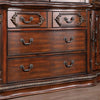 Furniture of America Normandy Brown Cherry Traditional Hutch & Buffet Model CM3145HB-SET