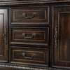 Furniture of America Lombardy Walnut Traditional Hutch & Buffet Model CM3146HB-SET