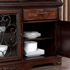 Furniture of America Picardy Brown Cherry Traditional Hutch & Buffet Model CM3147HB-SET