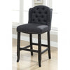 Furniture of America Sania Antique Black/Gray Rustic Bar Chair (2/Box) Model CM3324BK-GY-BCW-2PK