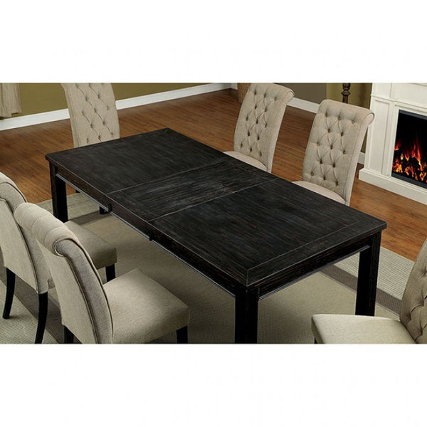 Furniture of America Mashall Beige/Antique Black Rustic Side Chair (2/Ctn) Model CM3564SC-2PK