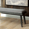 Furniture of America Vilhelm Gray Mid-Century Modern Bench Model CM3360BN