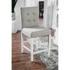Furniture of America Sutton Antique White Transitional Counter Ht. Chair (2/Ctn) Model CM3390PC-2PK