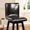 Furniture of America Hurley Black Contemporary Counter Ht. Chair (2/Box) Model CM3433PC-2PK