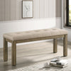 Furniture of America Templemore Light Brown/Beige Rustic Bench Model CM3514BR-BN