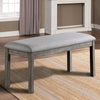 Furniture of America Laquila Gray Rustic Bench Model CM3542GY-BN