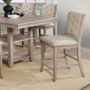 Furniture of America Ledyard Rustic Natural Tone Rustic Counter Ht. Side Chair (2/Ctn) Model CM3576PC-2PK