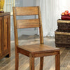 Furniture of America Frontier Dark Oak Rustic Side Chair (2/Box) Model CM3603SC-2PK