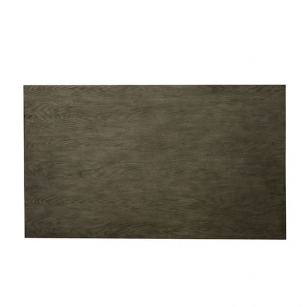 Furniture of America Taylah Weathered Gray/Beige Transitional 7 Pc. Dining Table Set Model CM3607T-7PK