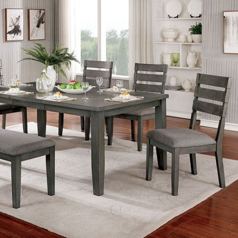 Furniture of America Viana Gray/Light Gray Transitional Bench Model CM3716BN