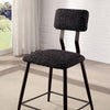 Furniture of America Dicarda Black/Distressed Dark Oak Industrial Counter Ht. Chair (2/Ctn) Model CM3789BK-PC-2PK