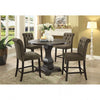 Furniture of America Izzy Gray/Antique Black Rustic Counter Ht. Chair (2/Ctn) Model CM3564GY-PC-2PK