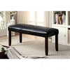 Furniture of America Brent Dark Cherry/Espresso Transitional Bench Model CM3984DK-BN