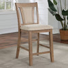 Furniture of America Upminster Natural Tone/Beige Transitional Chair (2/Ctn) Model CM3984NT-PC-2PK