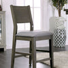 Furniture of America Anton Gray/Light Gray Transitional Counter Ht. Chair (2/Box) Model CM3986PC-2PK