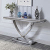 Furniture of America Wettingen Chrome Glam Sofa Table Model CM4285S-TABLE