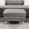 Furniture of America Ciabattoni Gray Transitional Ottoman Model CM6256GY-OT