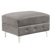 Furniture of America Ciabattoni Gray Transitional Ottoman Model CM6256GY-OT