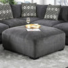 Furniture of America Kaylee Gray Contemporary Ottoman Model CM6587-OT