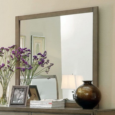 Furniture of America Enrico Gray Contemporary Mirror Model CM7068GY-M