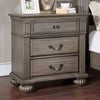Furniture of America Syracuse Gray Traditional Night Stand Model CM7129GY-N