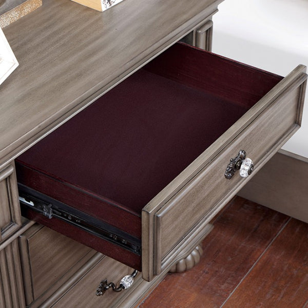 Furniture of America Syracuse Gray Traditional Night Stand Model CM7129GY-N