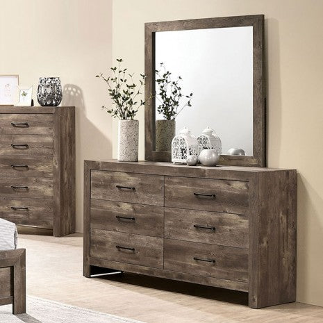 Furniture of America Larissa Natural Tone Rustic Dresser Model CM7149D