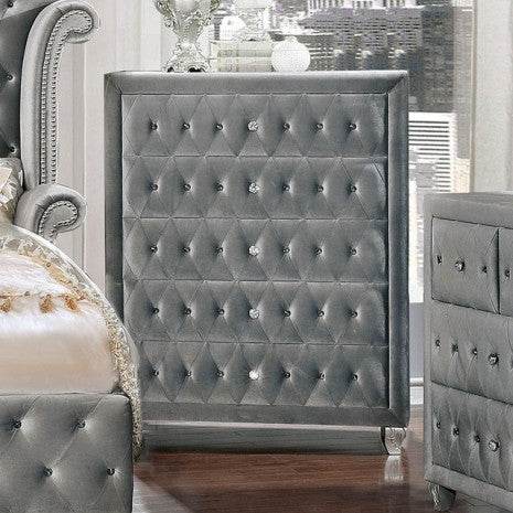 Furniture of America Alzir Gray Glam Chest Model FM7150GY-C