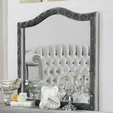 Furniture of America Alzir Gray Glam Mirror Model CM7150M