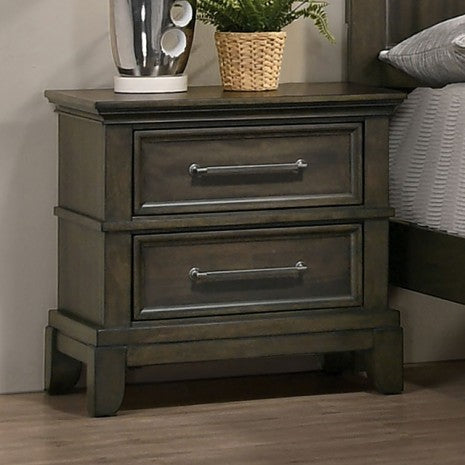 Furniture of America Houston Gray Traditional Night Stand Model CM7221GY-N