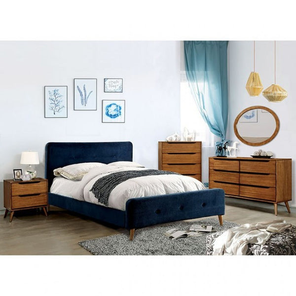 Furniture of America Lennart Oak Mid-Century Modern Mirror Model CM7386A-M