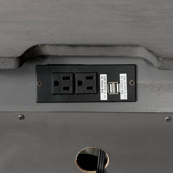 Furniture of America Brandt Gray Transitional Night Stand Model CM7302GY-N