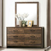 Furniture of America Duckworth Light Walnut Contemporary Dresser Model CM7319WN-D