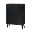 Furniture of America Lennart Black Mid-Century Modern Chest Model CM7386BK-C