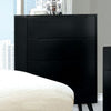 Furniture of America Lennart Black Mid-Century Modern Chest Model CM7386BK-C