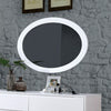 Furniture of America Lennart White Mid-Century Modern Oval Mirror Model CM7386WH-MO