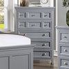 Furniture of America Castlile Gray Transitional Chest Model CM7413GY-C
